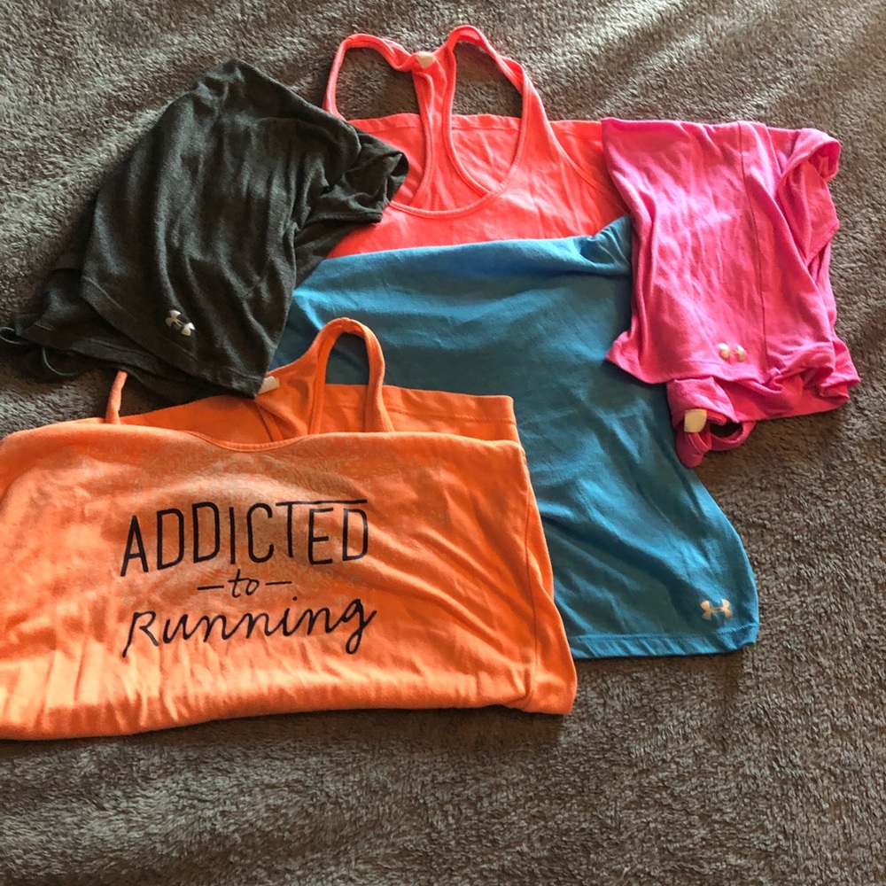5 under armor tanks/ price for all 5